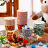 9 oz (50 Paper Ice Cream Cups Disposable Dessert Bowls Jungle Animal Theme Ice Cream Bowls Zoo Animal Print Snack Cups