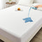 Mooreeke Premium Full Size Nylon Mattress Protector - 100% Waterproof, Naturally Cooling, Fitted Cover for Up to 14"