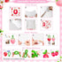 Set 1st RainMeadow Premium Berry First Birthday Decorations - Strawberry Birthday Decorations Girl with Banner