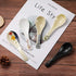 6 Pieces Japanese Retro Ceramics Soup Spoons, Asian Chinese Serving Spoons for Ramen, Noodles, Wonton
