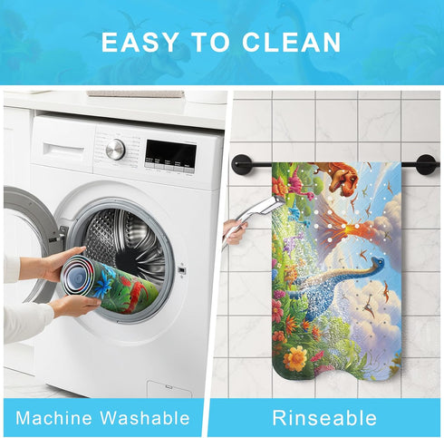 Elisstaence 40"x16" Upgrade Cartoon Baby Bath Mat Non Slip - Extra Long Bathtub Mat for Baby Eco Friendly Durable Bath