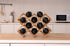 PENGKE Wine Rack Countertop, 10 Bottles Stackable Wood Wine Storage Racks, Free Standing Wine Bottle Stand Holder