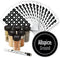 AllSpice Ultimate Spice Label Set - 525 Preprinted Water Resistant Round Labels with Extra Fine White Paint Pen
