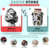 SELIONLIKN 18.9" x16.5" Cows Skin Brown Print Laundry Basket Foldable With Handles Tote Bag Oxford Cloth Animal Funny