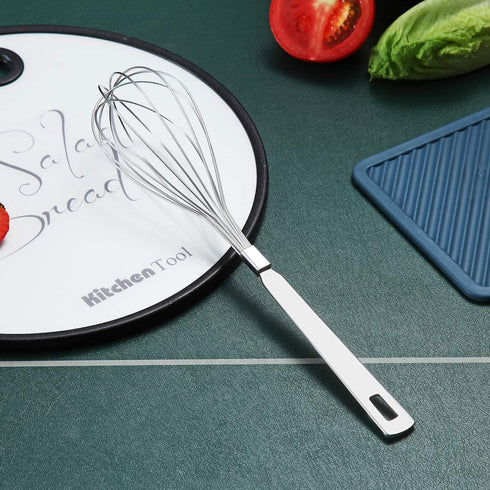 Berglander Whisks for Cooking, Stainless Steel Balloon Whisk Set, Sturdy Kitchen Wire Whisks for Baking, Blending,