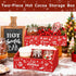 2 QIKSION Pcs Hot Cocoa Bar Station Supplies, Wood Hot Chocolate Bar Organizer Accessories, Chocolate Bar Containers