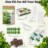 12-Pod 7 Pack Gourmet Herb Seed Kit Compatible with All Hydroponics, Varieties - Basil, Parsley, Thyme, Mint, Cilantro