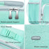 Amersun Lunch Box for Women, Light Blue, Water-Resistant Oxford Fabric, 6.58L Capacity, Stylish for Everyday Use