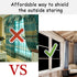 Blackout Window Film, Static Cling Window Tint 100% Light Blocking for Home Privacy, Room Darkening (Matte Black,
