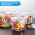 Patelai Sugar Bowl Set (4 Pieces) - Acrylic Clear Sugar Bowl with Lid and Salt Spoon for Spices and Condiments