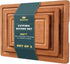 Snuvid Bamboo Cutting Board Set of 3, Wood Cutting Boards for Kitchen with