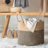 CHICVITA Wicker Laundry Basket With Handles, Storage Baskets for Decor, 14" X 14" X 12"
