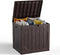 30 Gallon Outdoor Storage Box, Waterproof Resin Deck Box Organizer for Patio