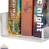 24 Inch (2Pack) Dwelling With Pride Acrylic Shelf - Acrylic Bookshelf for Toys & Books - Spice Rack & Floating Display