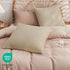 PHF 100% Cotton Waffle Weave Euro Shams - 26" x 26", No Filling, 2 Pack Elegant Home Decorative Pillow Covers