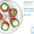 iDesign Recycled Plastic Lazy Susan Turntable Organizer, Clear, The Linus Collection – 14” x 1.75”