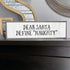Xmas Wood Signs (Medium - Wood And Metal, Dear Santa Define Naughty)