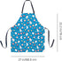 KOPY Cat Apron for Women - Cute Waterproof Apron with Pockets for Kitchen, Cooking, Grooming, Gardening, Colorful Fun