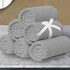 VOOVA & MOVAS Grey Washcloths 6PC (13"x13") - 100% Cotton | Lightweight