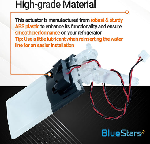 BlueStars 241685703 Water Dispenser Actuator Replacement for Frigidaire & Kenmore Refrigerators, Replaces AP3963432
