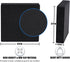 MyLifeUNIT EVA Anti-Vibration Washer Mat Protector, Shock Absorbing Pads for Washing Machine Dryer Treadmill (8 Pack)