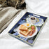 PDUHKO 15.7 11.8 inches, Serving Tray with Handles, * Plastic Ottoman Tray with Exquisite Paintings, Trays for Coffee