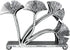 OwlGift Modern Ginkgo Leaves Design Napkin Holder - Metal Paper Napkin Storage for Kitchen, Stylish Paper Towel