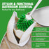 2 Pack Set, Libman Designer Bowl Brush and Caddy - - Toilet Brush and Holder Non-Scratch, Bathroom Brush, Hygenic Caddy