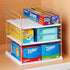 YouCopia UpSpace Cabinet Box Organizer - Adjustable Kitchen and Pantry Shelf for Plastic Wrap and Foil Storage, Extra