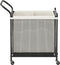 Laundry Hamper with Wheels - 2 Section Laundry Basket 120L, Removable Washable