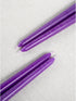 Candwax 10 inch Taper Candles Set of 4, Dripless and Unscented Candlesticks for Dinner and Household Decor - Purple