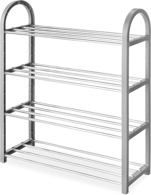 4-Tier Closet Whitmor Compact Shelves - Gray