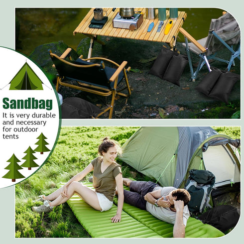 Woanger Extra Large 112 Lbs Canopy Weights, 6 Pcs Heavy Duty Sand Bags for Outdoor Pop up Tent