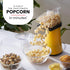 Elite Gourmet Fast Hot Air Popcorn Popper, 1300W Electric Popcorn Maker with Measuring Cup & Butter Melting Tray, Oil-Free, Great for Home Party Kids, Safety ETL Approved, 4-Quart, Yellow by Elite Gourmet