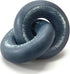 EOSAHR Boho Pine Wood Knot Decor Blue Wooden Chain Link Sculpture for