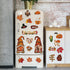 25 Pcs Thanksgiving Refrigerator Magnets, Fall Gnomes Pumpkin Maple Decoration for Home Decor (Pumpkin)