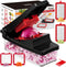 Geedel Vegetable Chopper Pro, 4 in 1 Kitchen Slicer Dicer Cutter Grater with Container for Onion, Potato, Carrot (Red)