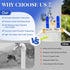 EJW 2 2 3/4 Inch Way Faucet Splitter,Double Hose Connector,Garden Hose Splitters, Hose Splitter Way, Two way Hose Bib