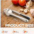 SRISE Set Kitchen Garlic Press, Rust Proof & Dishwasher Safe Garlic Mincer, Durable Garlic Crusher with PeelerBrush