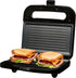OVENTE Electric Panini Press Grill with Nonstick Plates, LED Indicator Lights, Compact Sandwich Maker, Black