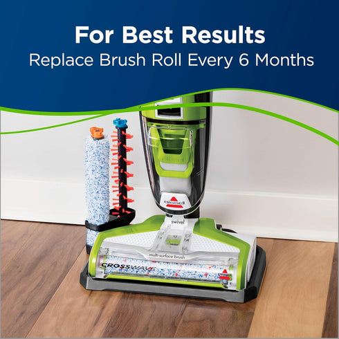 2460 BISSELL Tangle-Free CrossWave Multi-Surface Pet Brush Roll, New OEM Part