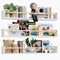 Fixwal Nursery Book Shelves, 23.6 Inch Floating Bookshelves for Wall Set of