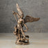 Veronese Design 4 Inch Archangel Saint Michael Figurine, Hand Painted Bronze Finish