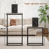 TB01BG083 TUTOTAK End Table, Side Table, Tall Couch Table, Sofa Table, Living Room, Bed Room, Greige