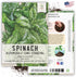 250 (1 Pack) Seed Needs, Bloomsdale Long Standing Spinach Seeds - Heirloom Seeds for Planting Spinacia oleracea
