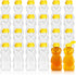 KEJJNYER 24 Pack 8 oz Plastic Honey Bear Bottle, Reusable Plastic Honey Bear
