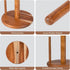 Countertop, Acacia Wood Paper Towel Holder Wooden Paper Towel Holder Thicken Base for Kitchen, Easy to Assemble