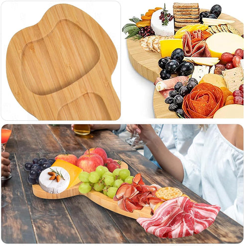 Funny Solid Wood Aperitif Board, Novelty Kitchen Charcuterie & Cheese Board, Large 10" Kitchen Gifts