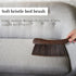 2 Pcs Coffee Grinder Brush and Hand Broom, Heavy Duty Wood Dusting Tools for Espresso Machine