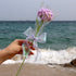 Crochet Flowers Knitted Carnation - Handmade Artisan-Crafted Flowers, Perfect for Mother's Day Gifts (Purple)